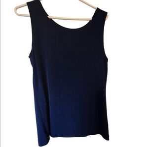 Travelers by Chico's Blue Tank Top Chico's Size 1/US Size M